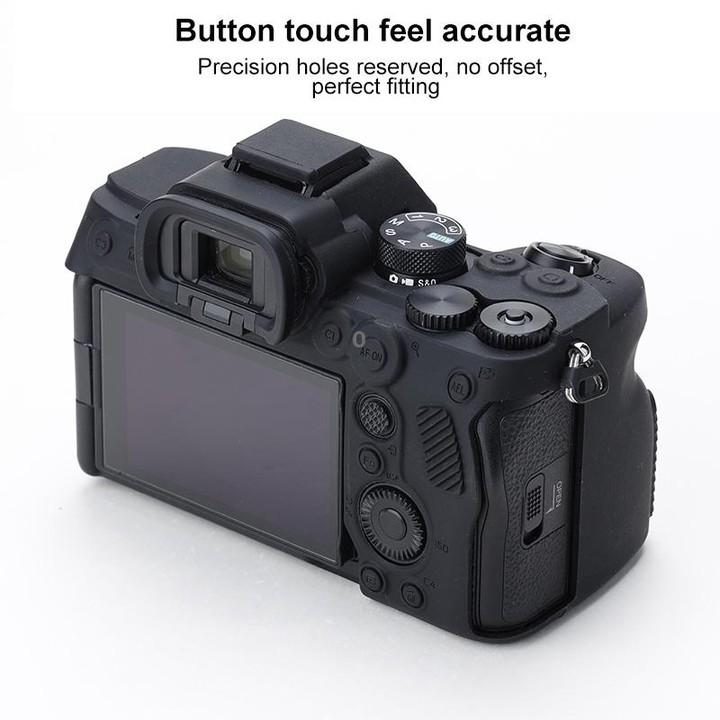 Soft Silicone Protective Case for Sony A7 IV (Black)