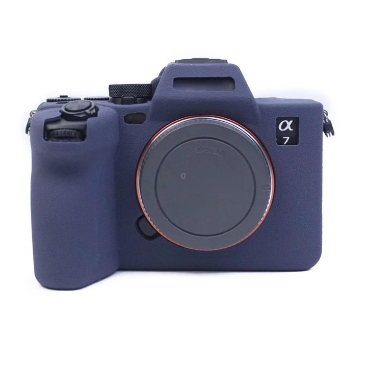 Soft Silicone Protective Case for Sony A7 IV (Blue)