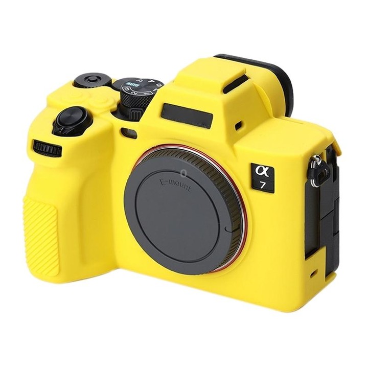Soft Silicone Protective Case for Sony A7 IV (Yellow)