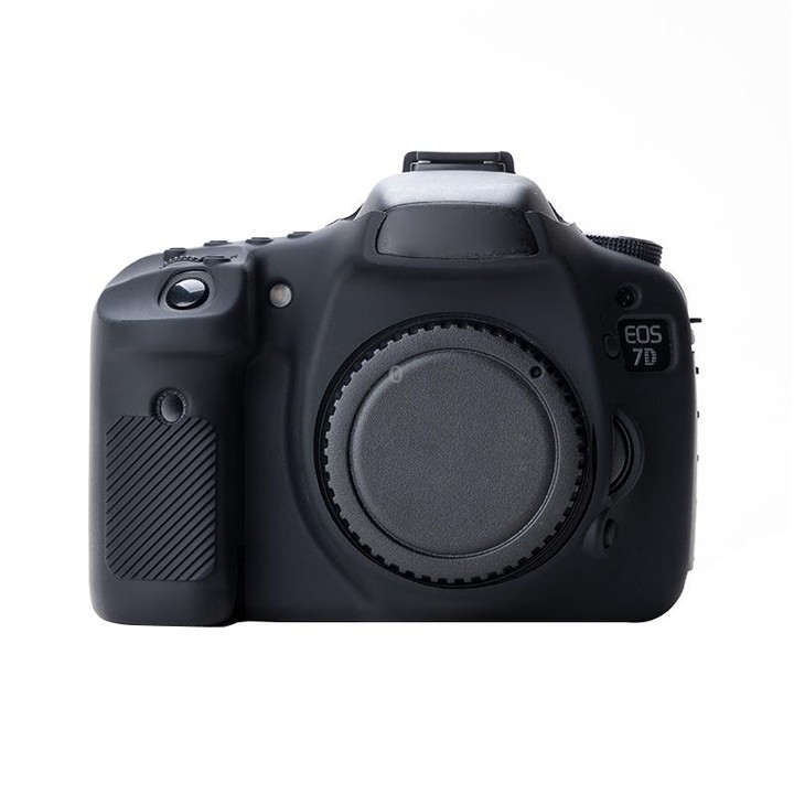 Soft Silicone Protective Case for Canon EOS 7D (Black)