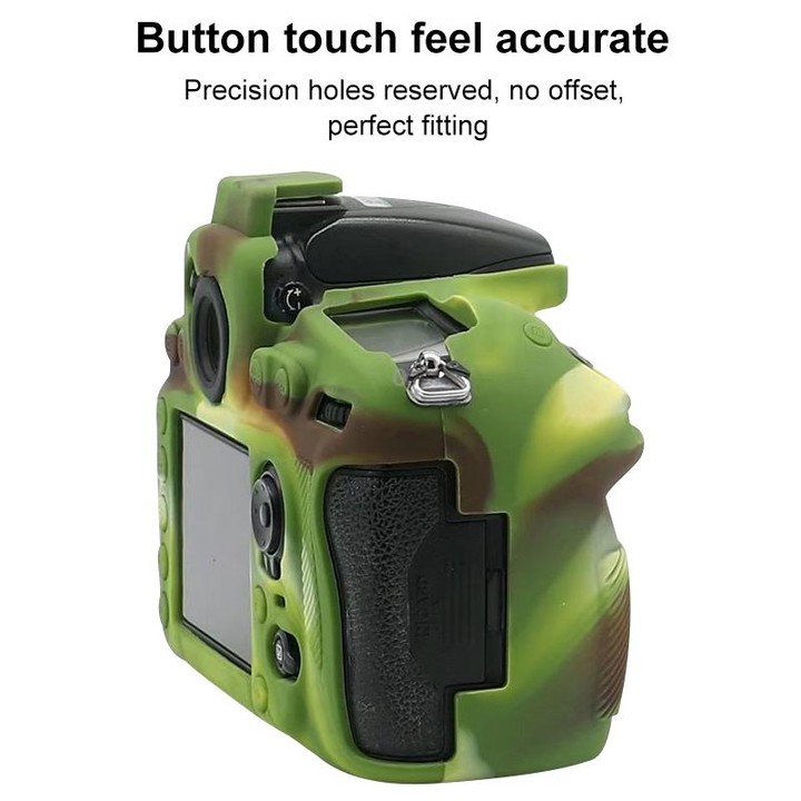 Soft Silicone Protective Case for Nikon D810 (Camouflage)