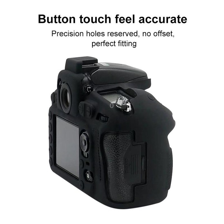 Soft Silicone Protective Case for Nikon D810 (Yellow)