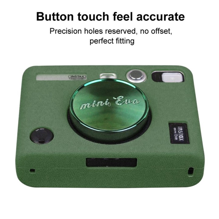 Soft Silicone Protective Case for FUJIFILM instax mini Evo (Green)