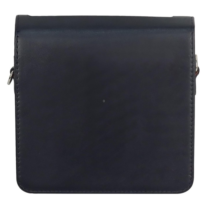 For FUJIFILM instax Link WIDE Full Body PU Leather Case Bag with Strap(Black)