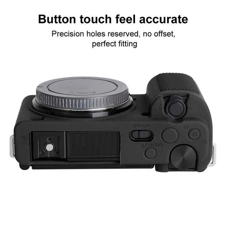 For Sony ZV-E10 Soft Silicone Protective Case (Black)