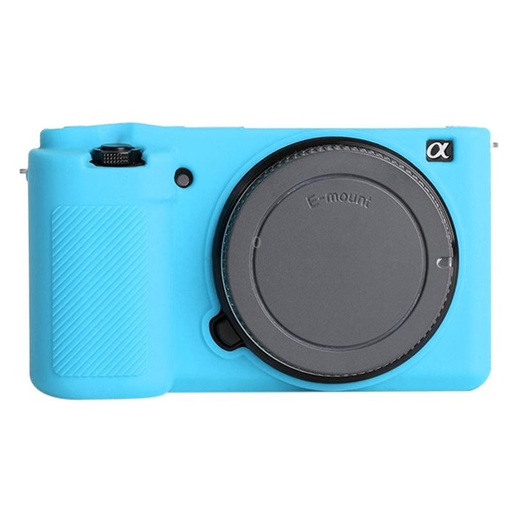 For Sony ZV-E10 Soft Silicone Protective Case (Blue)