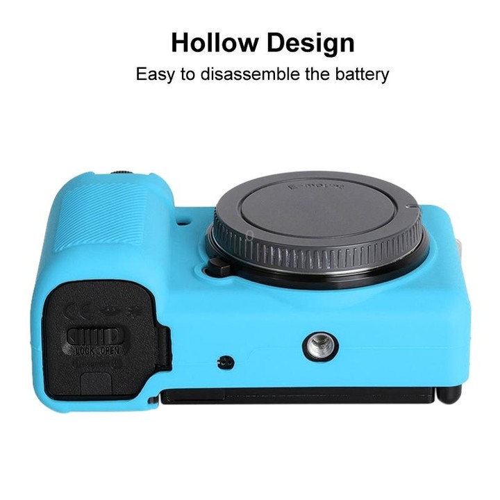 For Sony ZV-E10 Soft Silicone Protective Case (Blue)