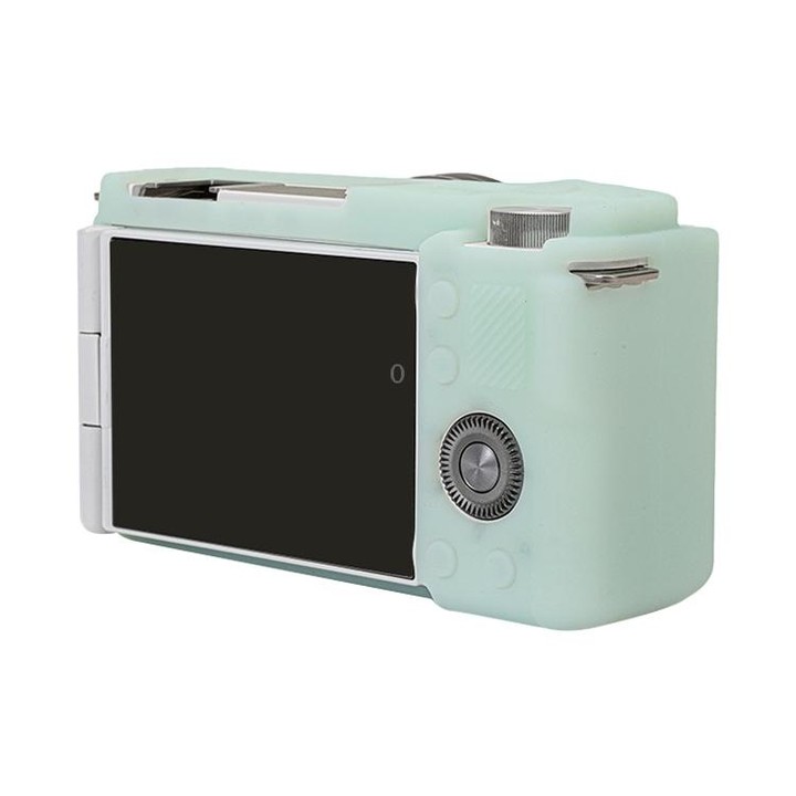 For Sony ZV-E10 Soft Silicone Protective Case (Light Green)