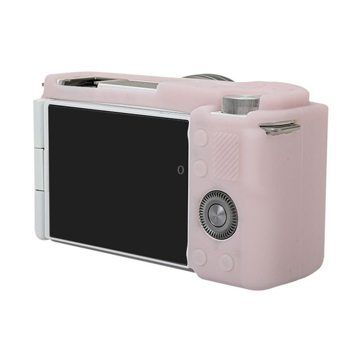 For Sony ZV-E10 Soft Silicone Protective Case (Light Pink)