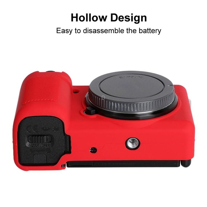 For Sony ZV-E10 Soft Silicone Protective Case (Red)