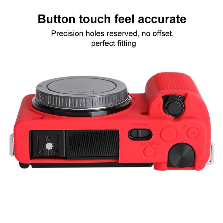 For Sony ZV-E10 Soft Silicone Protective Case (Red)