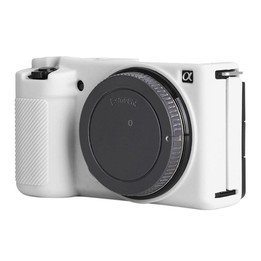 For Sony ZV-E10 Soft Silicone Protective Case (White)