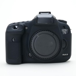 For Canon EOS 7D Mark II Soft Silicone Protective Case (Black)