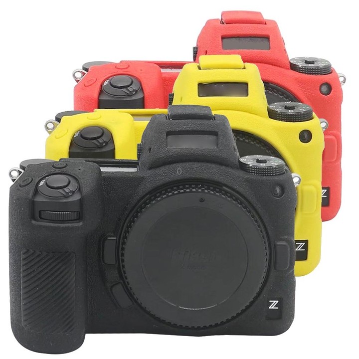 For Nikon Z7 II Soft Silicone Protective Case (Black)