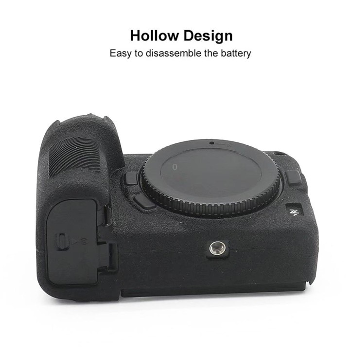 For Nikon Z7 II Soft Silicone Protective Case (Black)