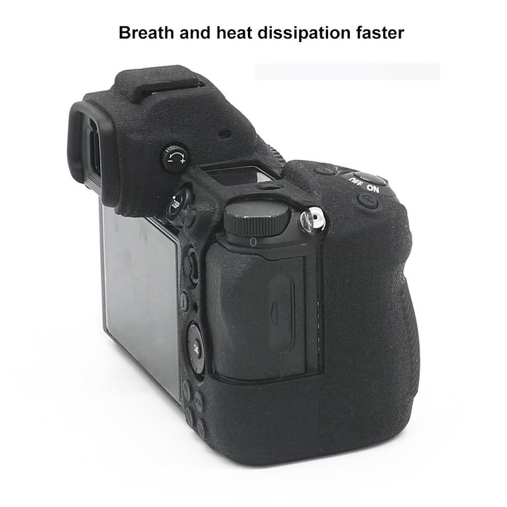 For Nikon Z7 II Soft Silicone Protective Case (Red)