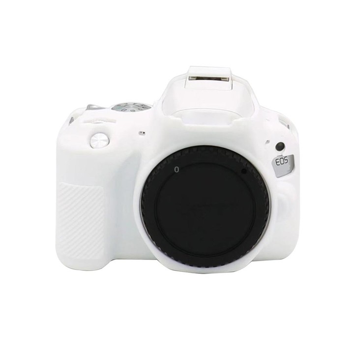 For Canon EOS 250D Soft Silicone Protective Case (White)
