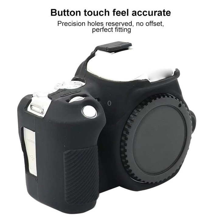 For Canon EOS 250D Soft Silicone Protective Case (Yellow)