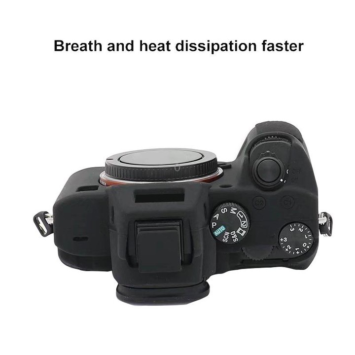 For Sony A7S III / A7S3 Soft Silicone Protective Case(Camouflage)