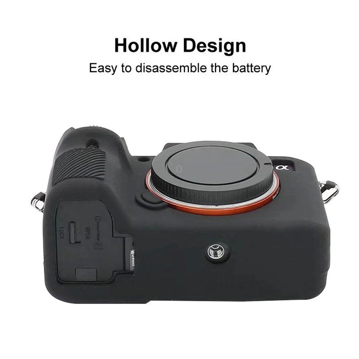For Sony A7S III / A7S3 Soft Silicone Protective Case(Black)