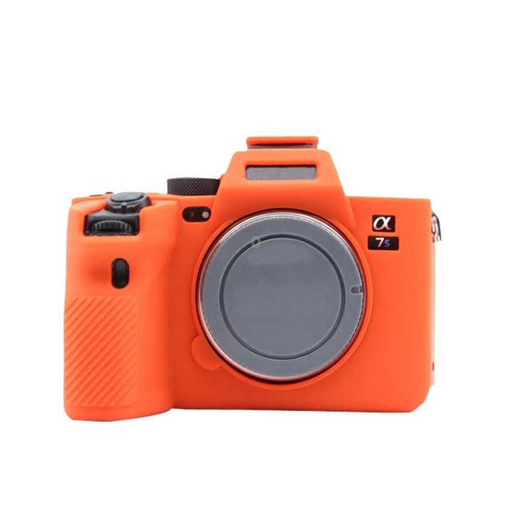 For Sony A7S III / A7S3 Soft Silicone Protective Case(Orange)