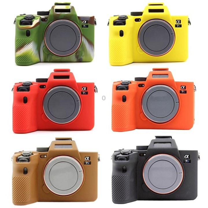 For Sony A7S III / A7S3 Soft Silicone Protective Case(Orange)