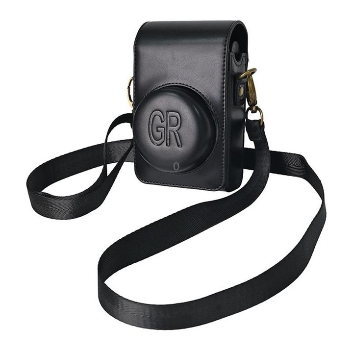 Full Body Camera PU Leather Case Bag with Strap for Ricoh GR / GRII / GRIII, Casio ZR1200 / ZR1500/ ZR2000/ ZR3500, ZR3600 / ZR3