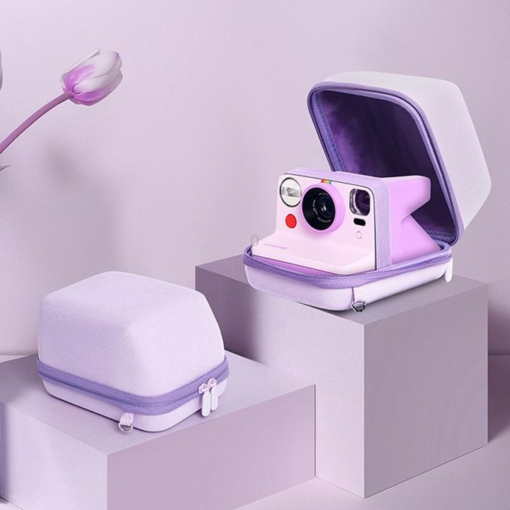 For Polaroid One Step 2 / NOW EVA Camera Case Shockproof Camera Storage Bag (Purple)
