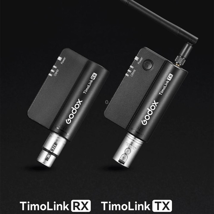 Godox TimoLink TX & RX Wireless DMX Transmitter & Receiver (Black)