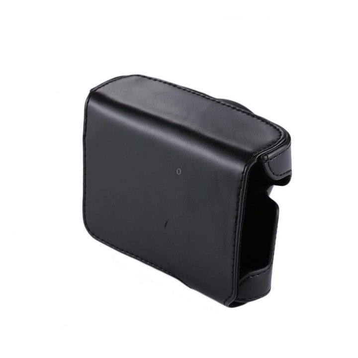 Full Body Camera PU Leather Camera Case Bag with Strap for Panasonic Lumix GF7 / GF8 / GF9 (12-32mm / 14-42mm Lens)(Black)