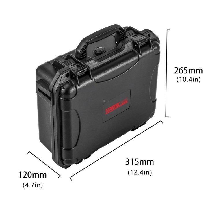 STARTRC Waterproof EVA PP Dual-layer Suitcase Storage Box For GoPro HERO13 Black /12 Black /11 Black /10 Black /9 Black (Black)