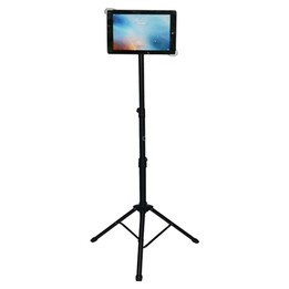 Universal Mount Tripod Floor Stand Tablet Holder for iPad, and 7 - 12 inch Tablet and Laptop