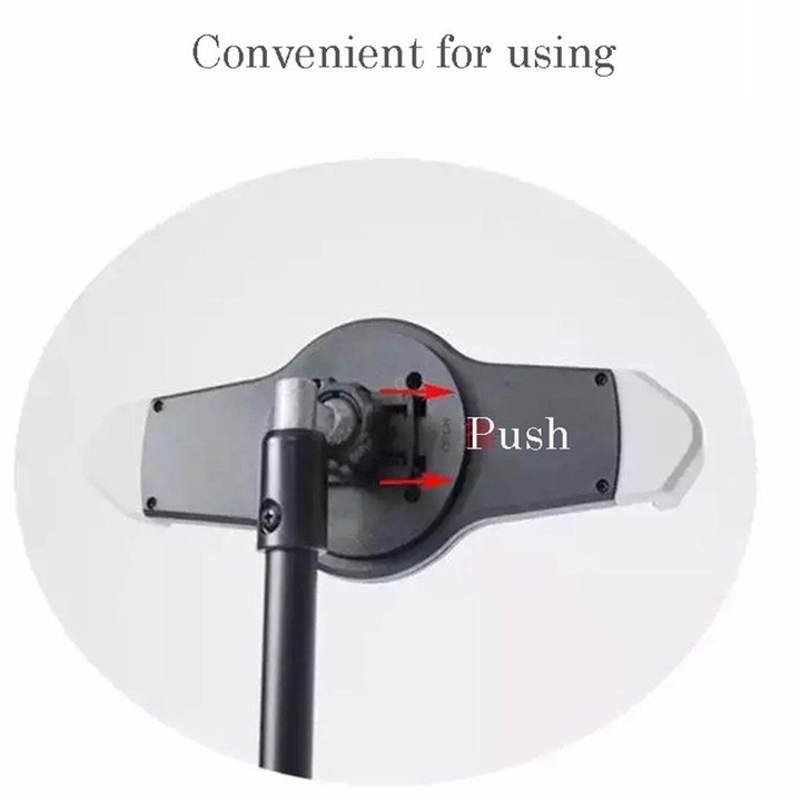 Universal Mount Tripod Floor Stand Tablet Holder for iPad, and 7 - 12 inch Tablet and Laptop