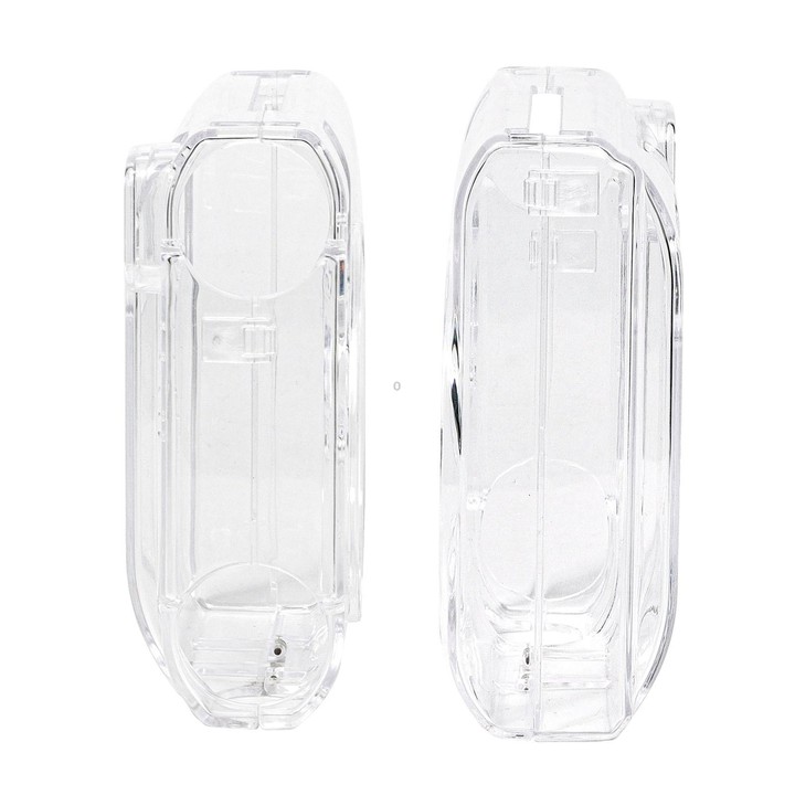 For FUJIFILM Instax mini 99 Crystal Hard Case Camera Bag with Shoulder Strap (Transparent)