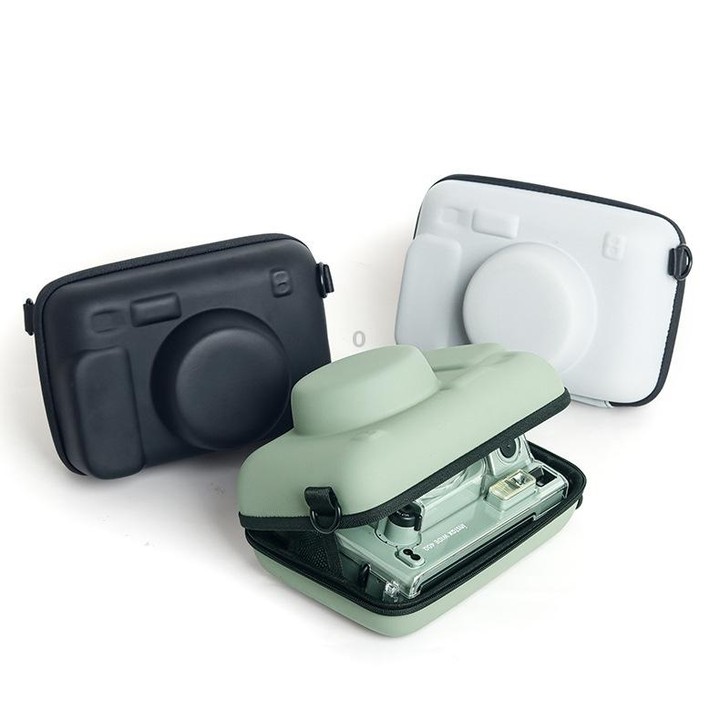 Oxford Cloth EVA Storage Bag with Strap For FUJIFILM Instax WIDE 400 / 210 / 300 (Green)