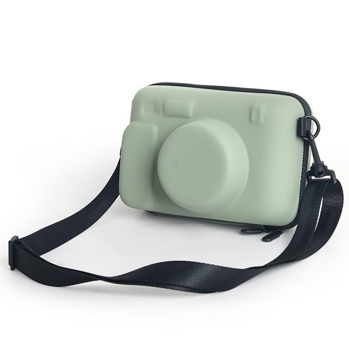 Oxford Cloth EVA Storage Bag with Strap For FUJIFILM Instax WIDE 400 / 210 / 300 (Blue)