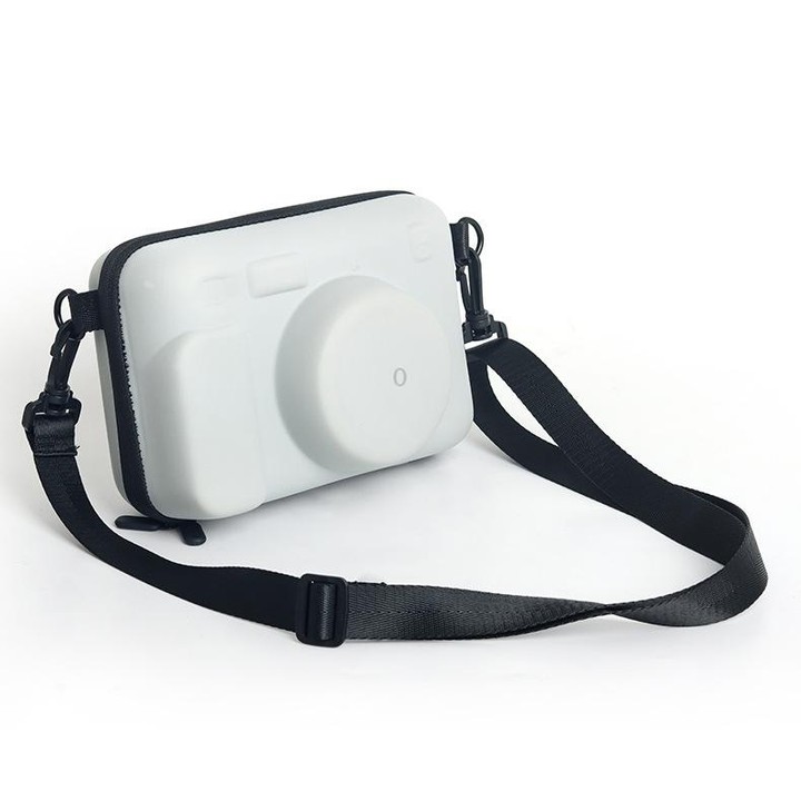 Oxford Cloth EVA Storage Bag with Strap For FUJIFILM Instax WIDE 400 / 210 / 300 (White)