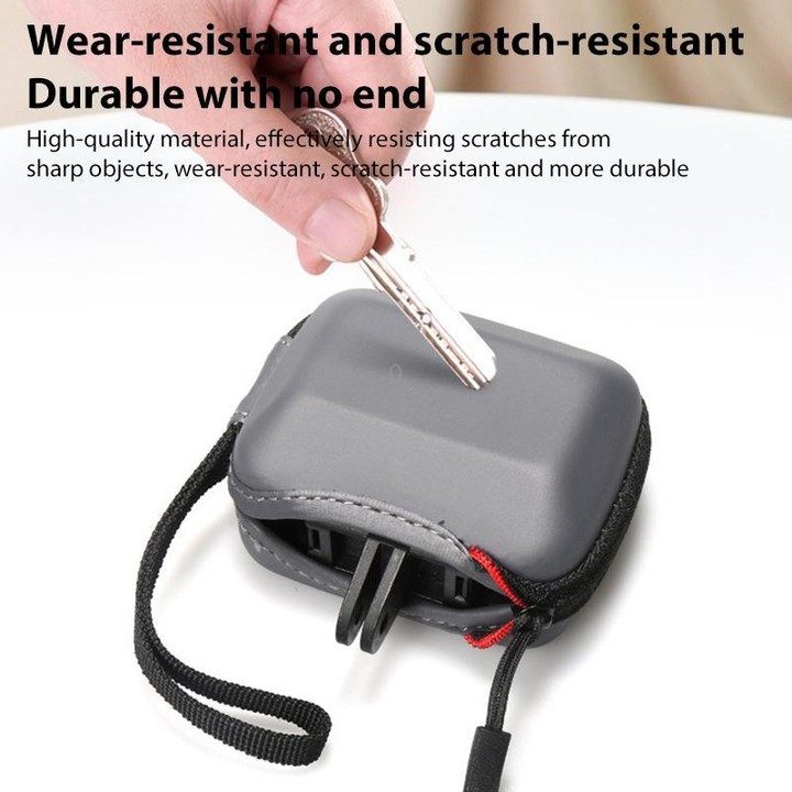 Portable Body Half Coverage Storage Box Bag for GoPro / DJI Action Camera (Grey)