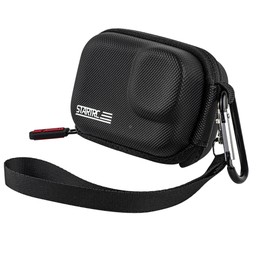 STARTRC Camera PU Carry Case For Insta360 GO3 / DJI Action 3 / 4 / 5 Pro (Black)