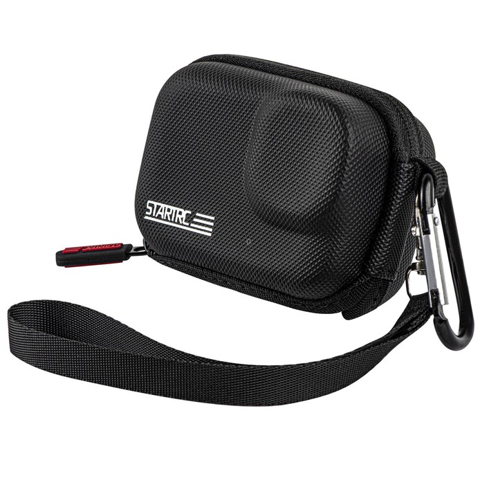 STARTRC Camera PU Carry Case For Insta360 GO3 / DJI Action 3 / 4 / 5 Pro (Black)