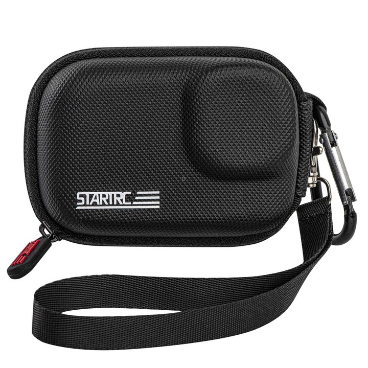 STARTRC Camera PU Carry Case For Insta360 GO3 / DJI Action 3 / 4 / 5 Pro (Black)