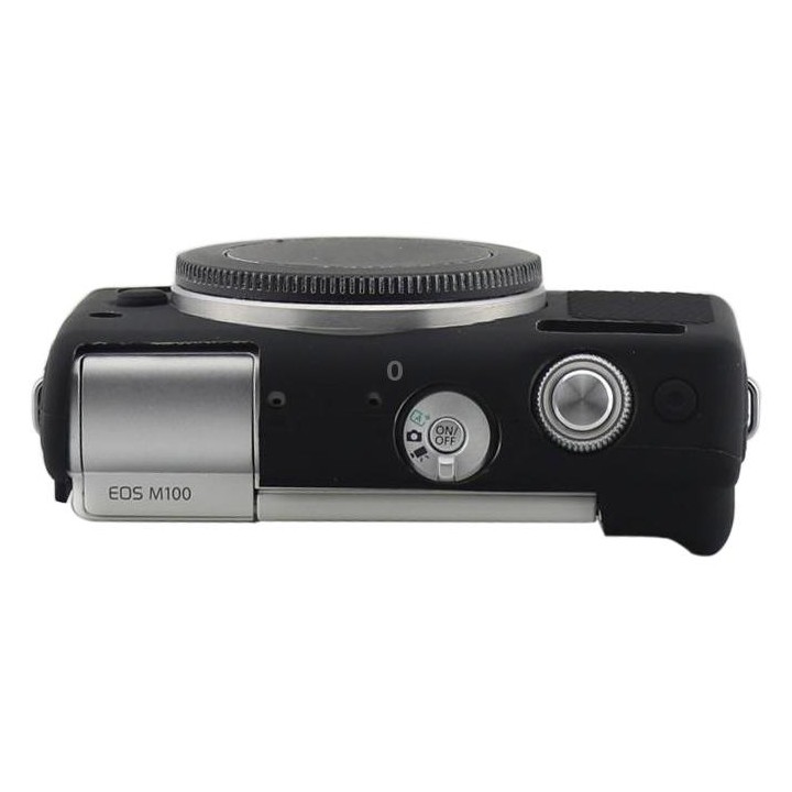 Soft Silicone Protective Case for Canon M100 (Black)