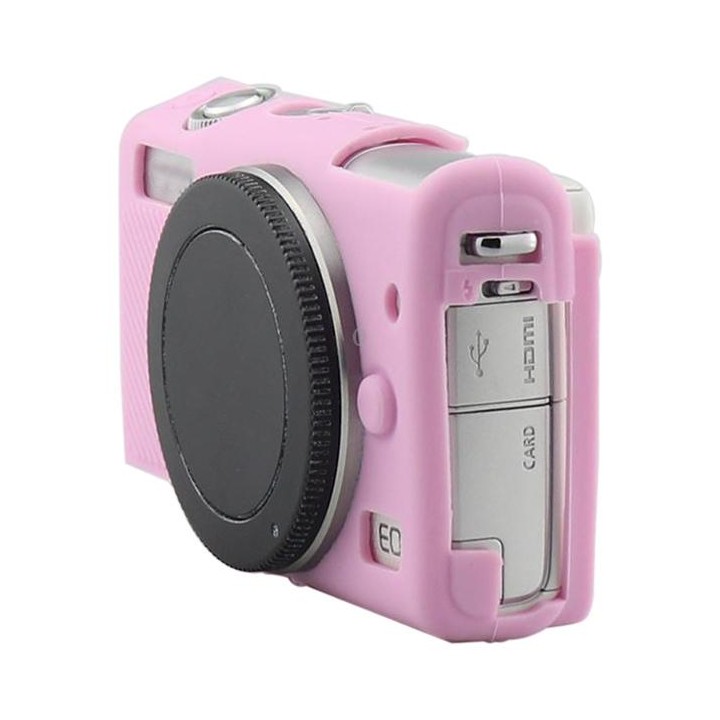 Soft Silicone Protective Case for Canon M100 (Pink)