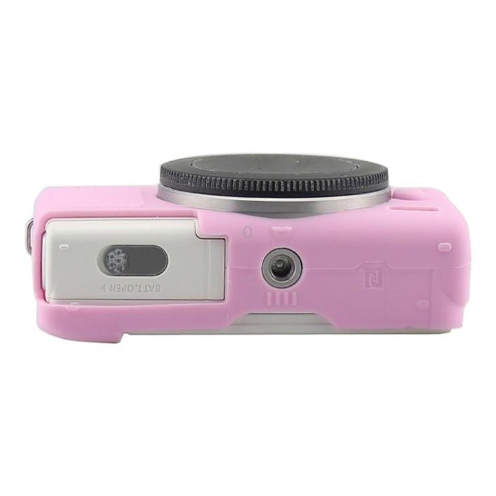 Soft Silicone Protective Case for Canon M100 (Pink)