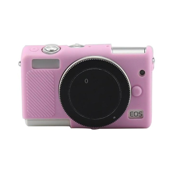 Soft Silicone Protective Case for Canon M100 (Pink)
