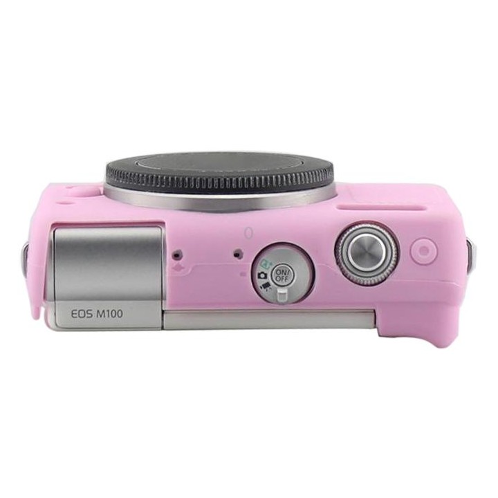 Soft Silicone Protective Case for Canon M100 (Pink)