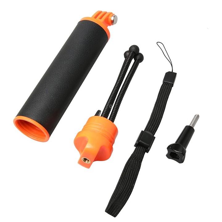 Floating Handle Grip with Tripod Holder & Adjustable Anti-lost Strap for GoPro, Insta360, DJI and Other Action Cameras