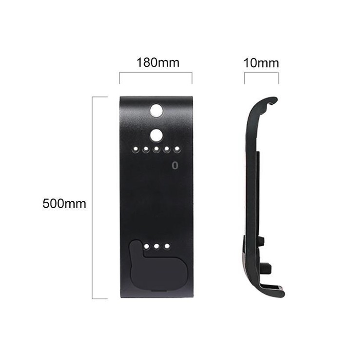 BS Plastic Battery Side Interface Cover with Silicone Plug for GoPro HERO13 Black /12 Black /11 Black /10 Black /9 Black