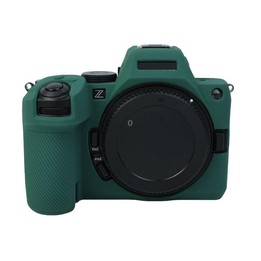 For Nikon Z5II Litchi Texture Soft Silicone Protective Cover (Green)