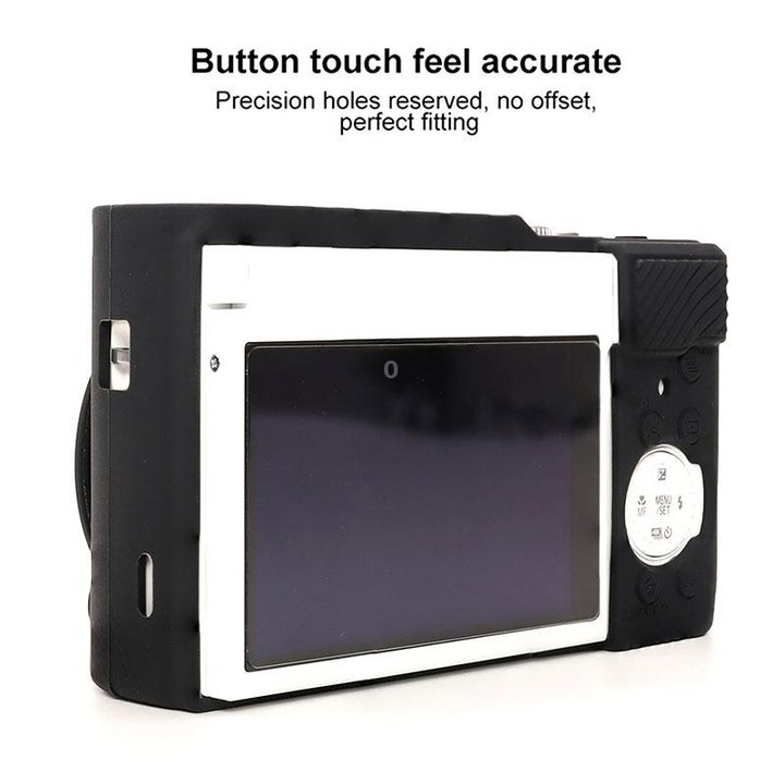 For Panasonic LUMIX ZS99 / TZ99 DC-ZS99GK-S Camera Protective Silicone Cover (Black)
